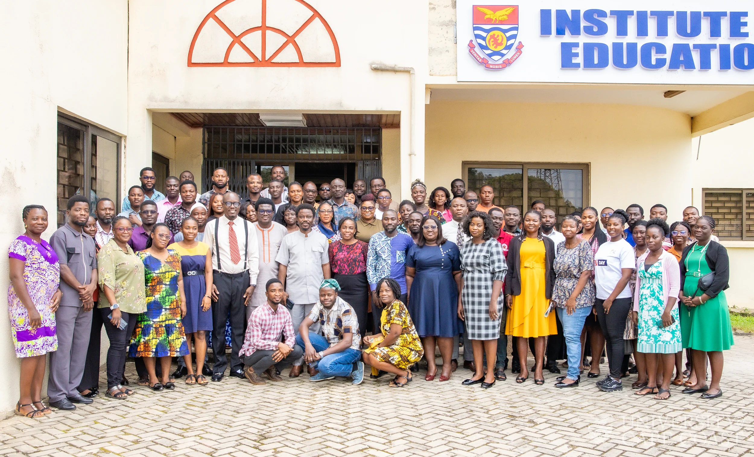The Vice-Chancellor and Registrar with the ADB team
